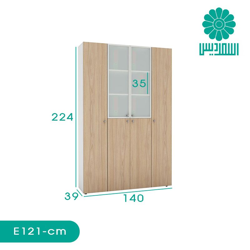 کمد اداری اسمردیس مدل E121 کمد اداری اسمردیس مدل E121