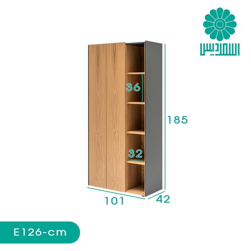 کمد اداری اسمردیس مدل E126 کمد اداری اسمردیس مدل E126